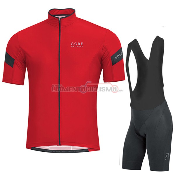 Abbigliamento Ciclismo Gore Bike Wear Power 2017 rosso